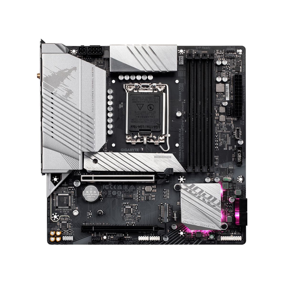 GIGABYTE - PLACA MADRE GIGABYTE CHIPSET B760 LGA1700 PN B760M AORUS ELITE AX