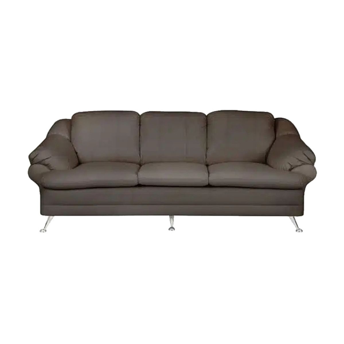 HOGAR & SPACIOS - HYS SALA 3 2 1 LOIRA MARRON OSCURO