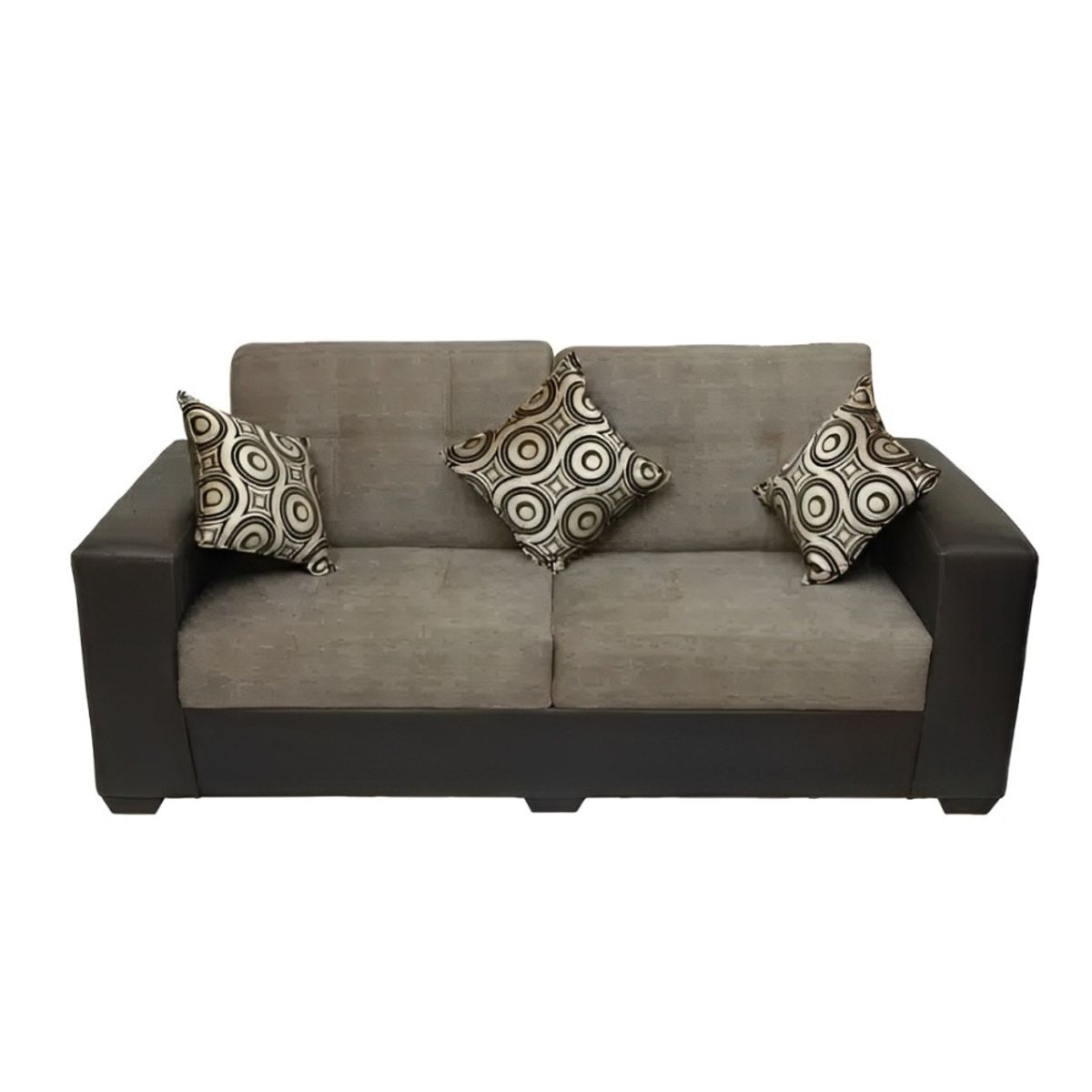 HOGAR & SPACIOS - HYS SALA 3 2 1 LIBERTY MARRON CLARO