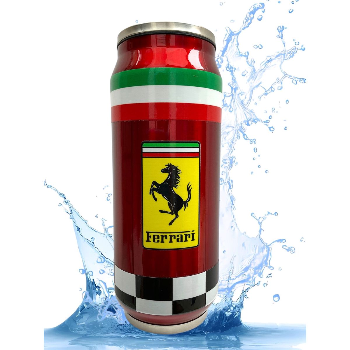 GENERICO - Tomatodo Ferrari Formula 1 F1 Shell Lata Pirelli 500ml