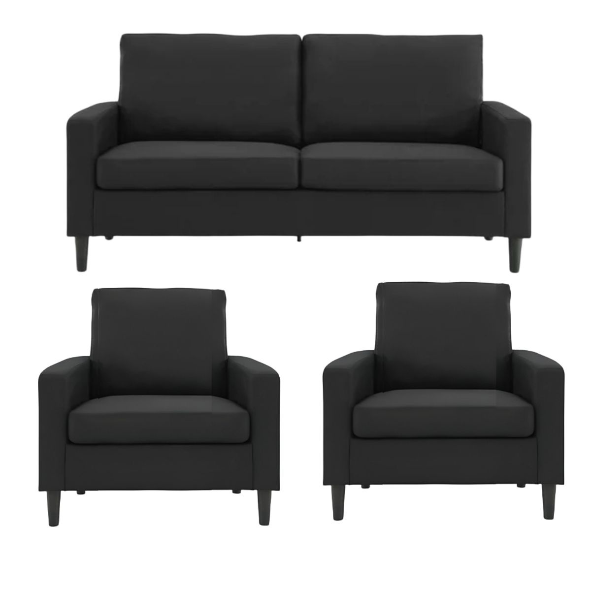 HOGAR & SPACIOS - HYS SALA 3 1 1 GIRONA NEGRO