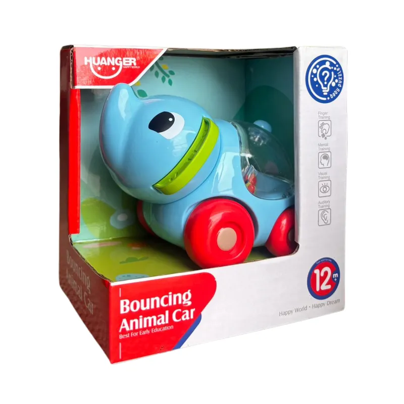 HUANGER - Carrito sonaja con forma de Elefante