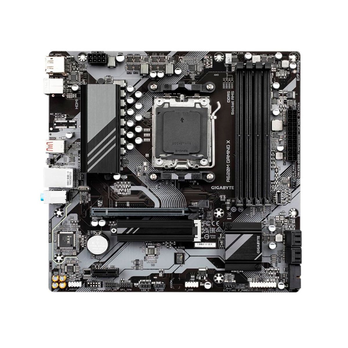 GIGABYTE - PLACA MADRE GIGABYTE CHIPSET AMD A620 AM5 DDR5 PN A620M GAMING X