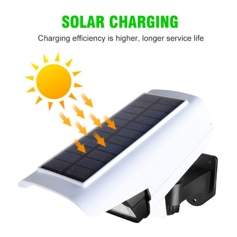 SEISA - Lámpara Solar con Sensor de Movimiento Recargable Blanco