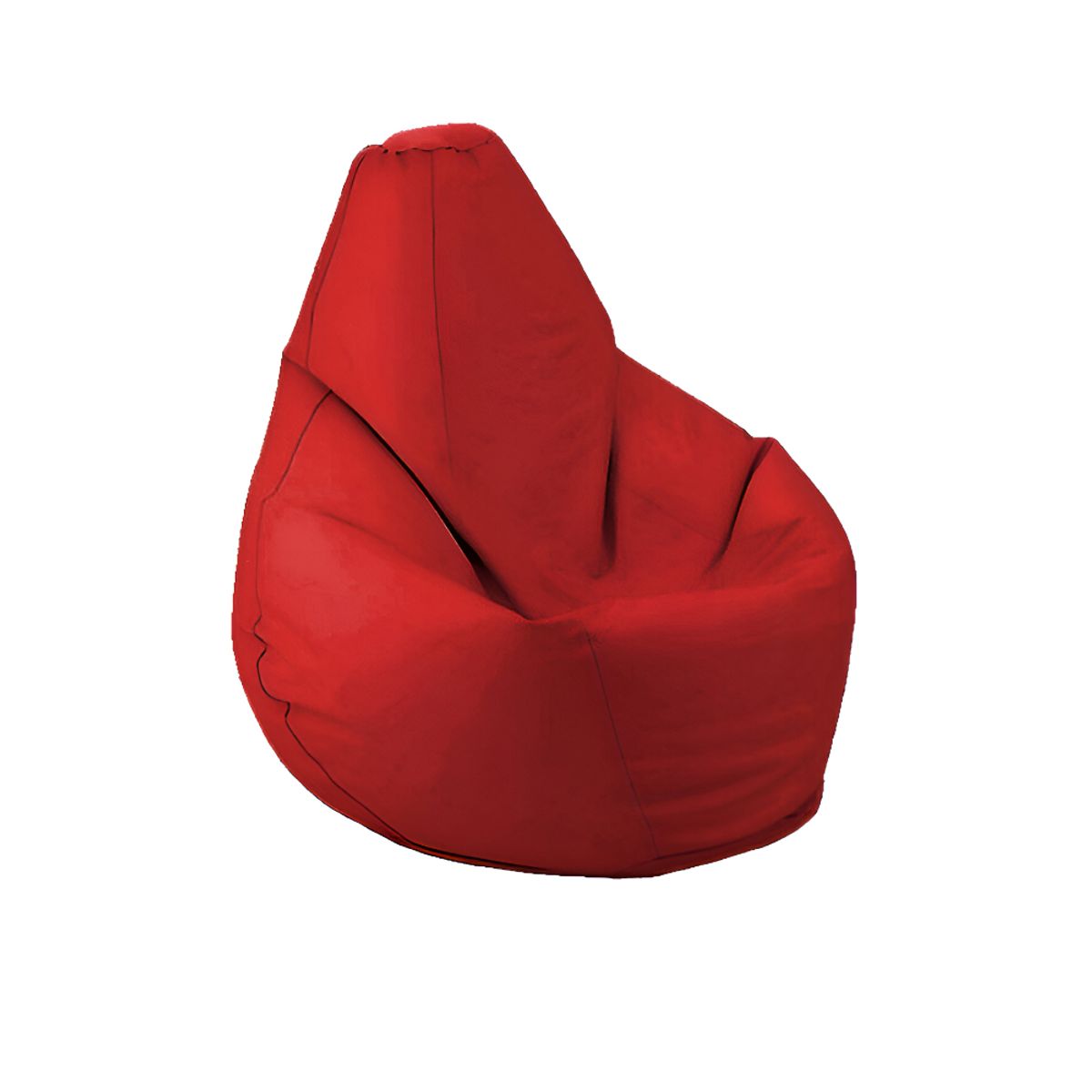 HOGAR & SPACIOS - HYS PUFF PERA ROJO ROJO