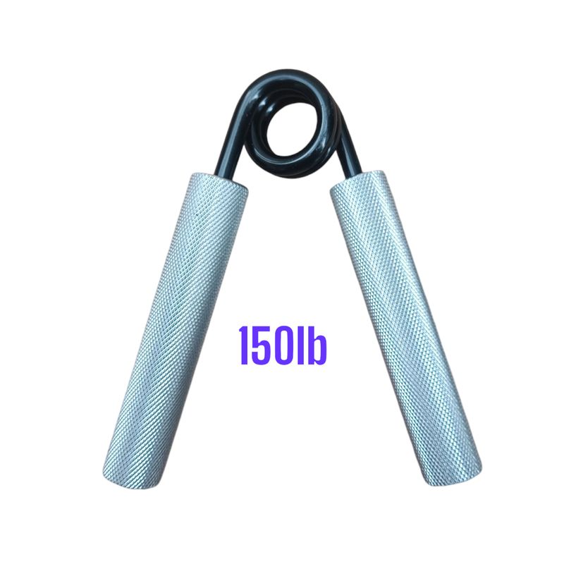GENERICO - Hand Grip De Metal 150 Lbs Ejercita Manos Antebrazos Plata