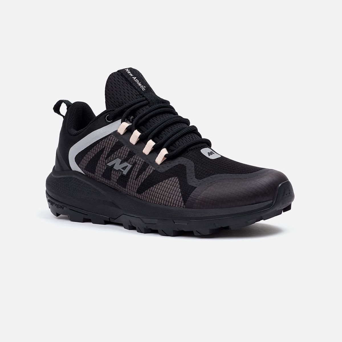 NEW ATHLETIC - Zapatillas New Athletic Outdoor Grip Mont52 Negro Con Rosado Mujer