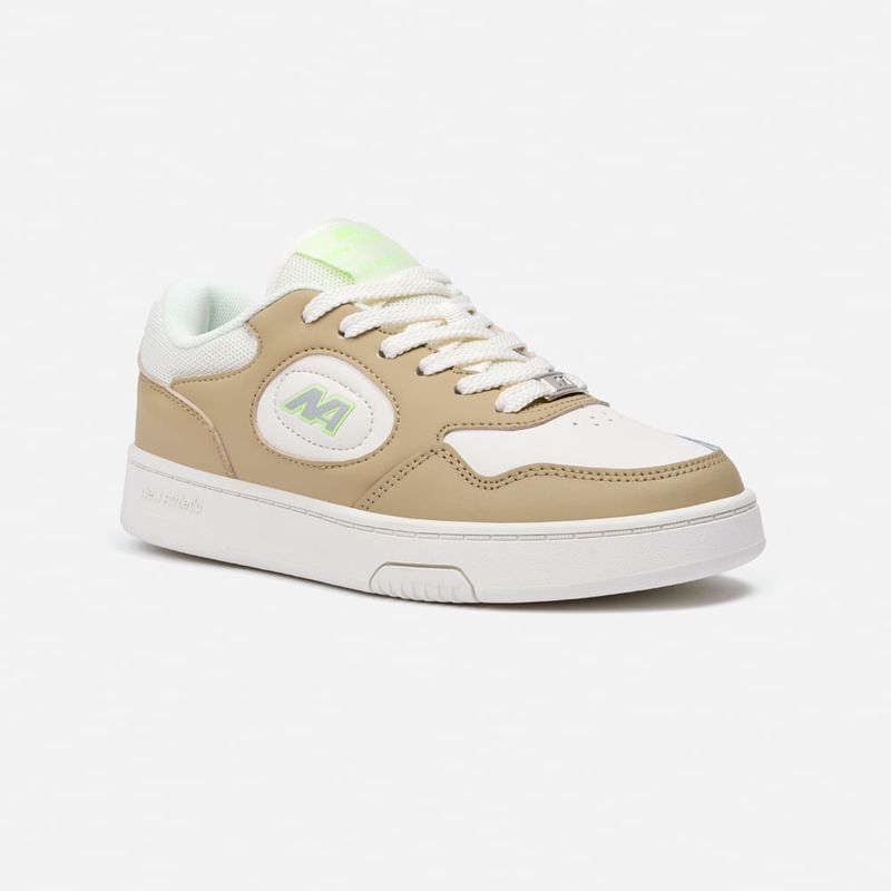 NEW ATHLETIC - Zapatillas New Athletic Skateboarding Cult72 Marrón Claro Con Crema Mujer