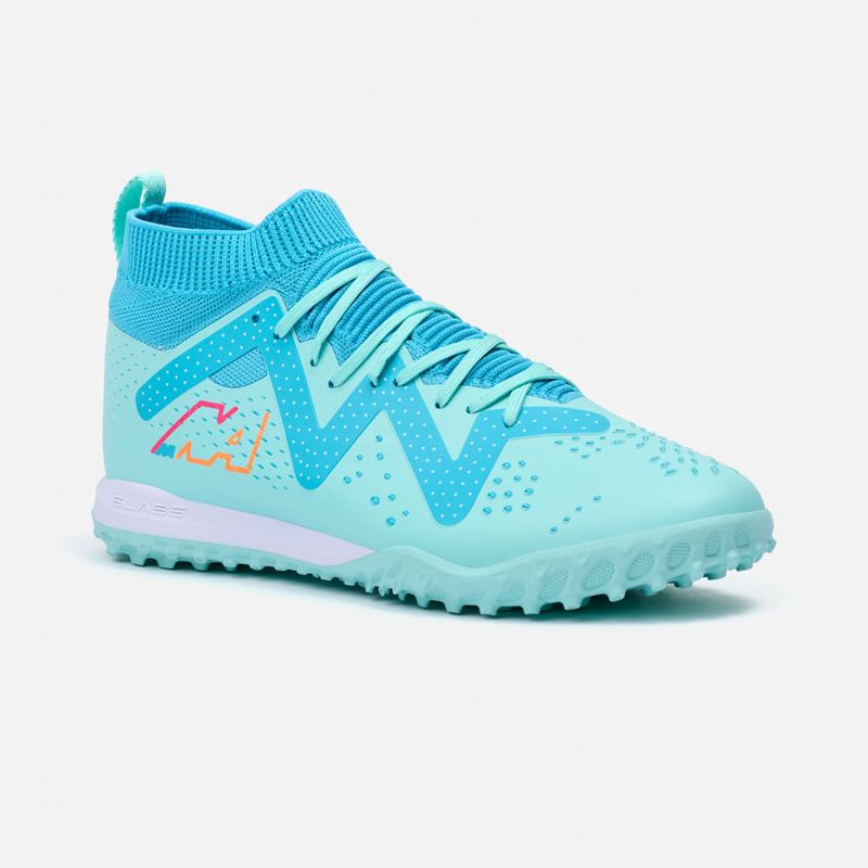 NEW ATHLETIC - Zapatillas New Athletic Football Slabs94 Verde Menta Con Celeste Hombre