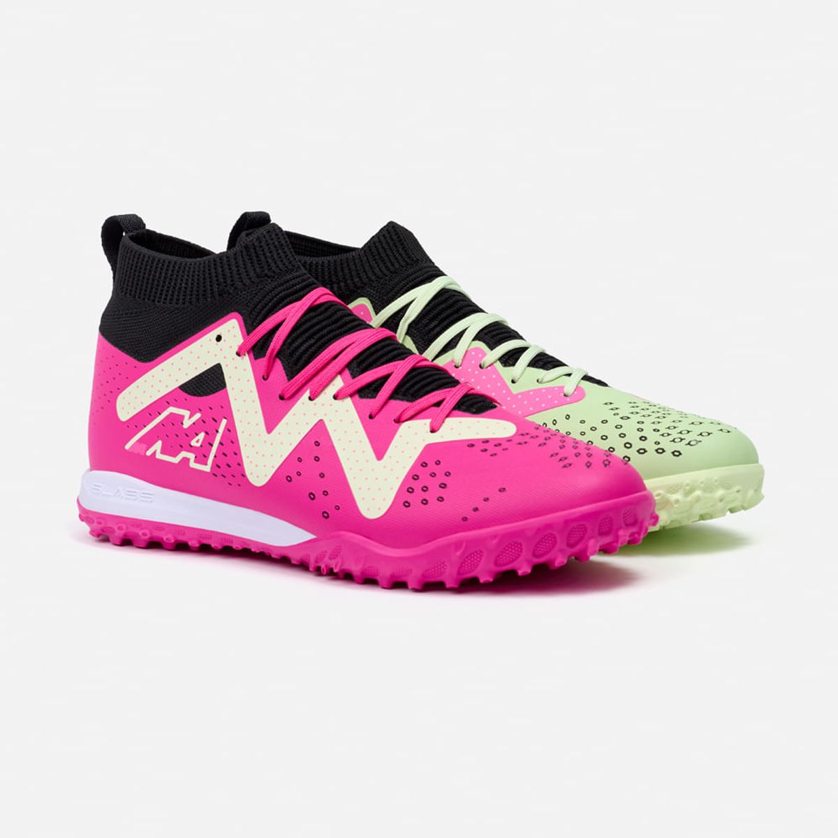 NEW ATHLETIC - Zapatillas New Athletic Football Slabs94 Fucsia Con Verde Manzana Hombre