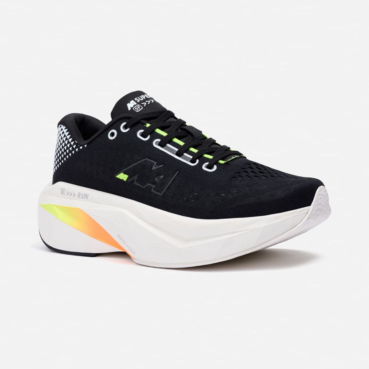 NEW ATHLETIC - Zapatillas New Athletic Running Foam120 Negro Con Verde Hombre