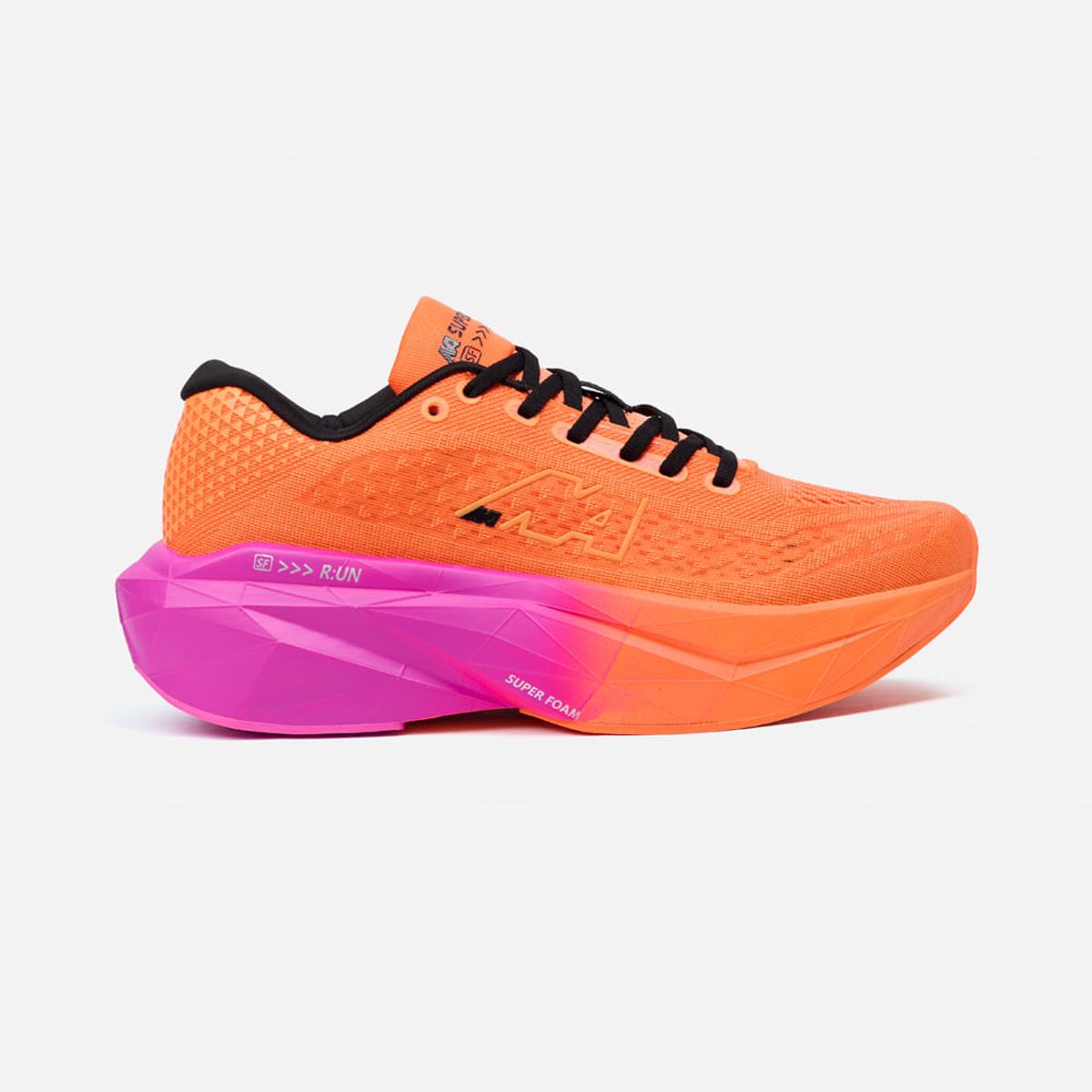 NEW ATHLETIC - Zapatillas New Athletic Running Foam120 Naranja Con Fucsia Mujer