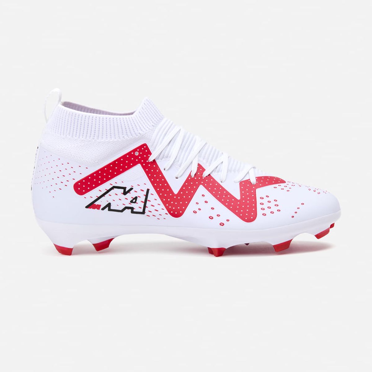 NEW ATHLETIC - Zapatillas New Athletic Football Slabs95 Blanco Con Rojo Hombre