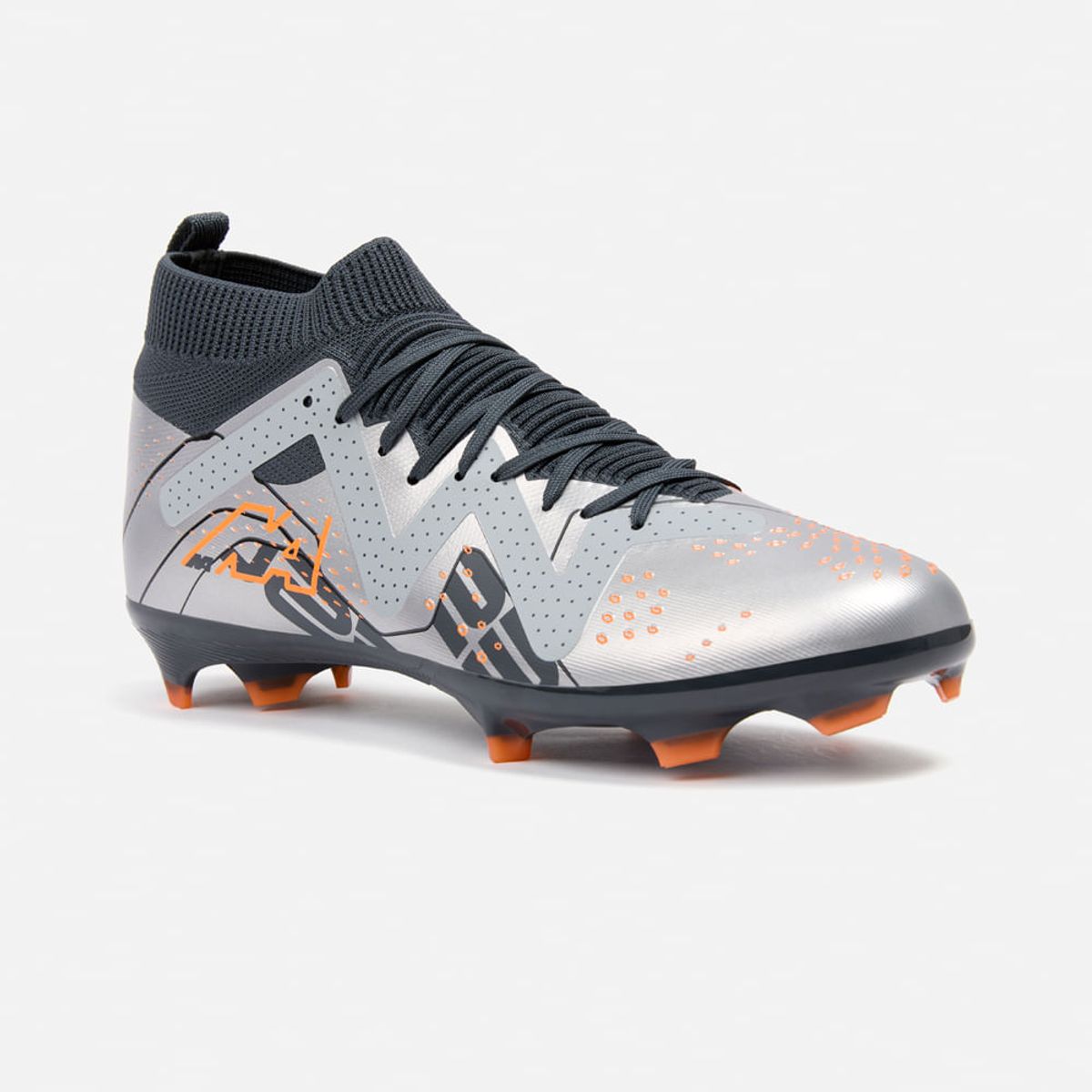 NEW ATHLETIC - Zapatillas New Athletic Football Slabs95 Plateado Con Naranja Hombre