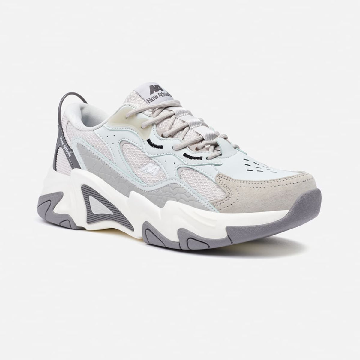 NEW ATHLETIC - Zapatillas New Athletic Lifestyle Rubbing164 Gris Con Plomo Hombre