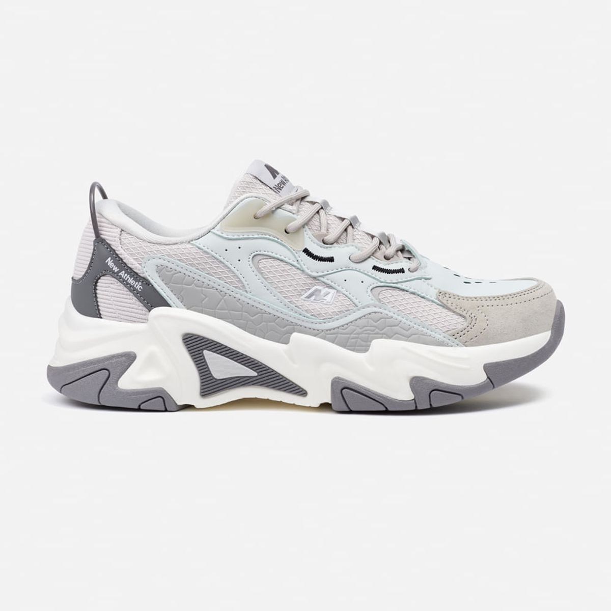 NEW ATHLETIC - Zapatillas New Athletic Lifestyle Rubbing164 Gris Con Plomo Hombre