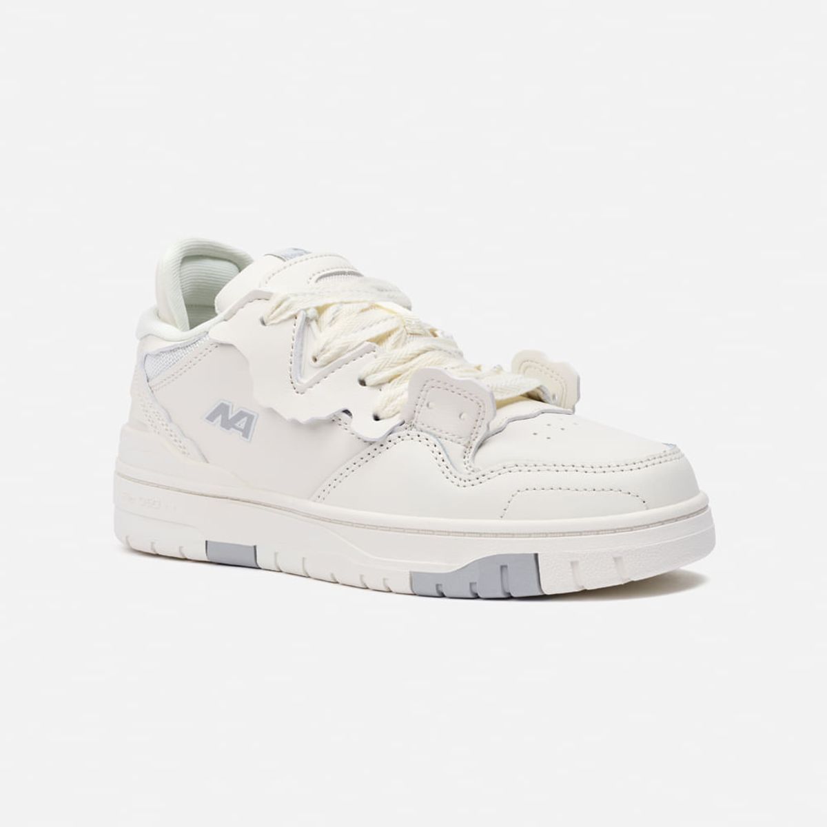 NEW ATHLETIC - Zapatillas New Athletic Skateboarding Flip71 Crema Con Gris Mujer