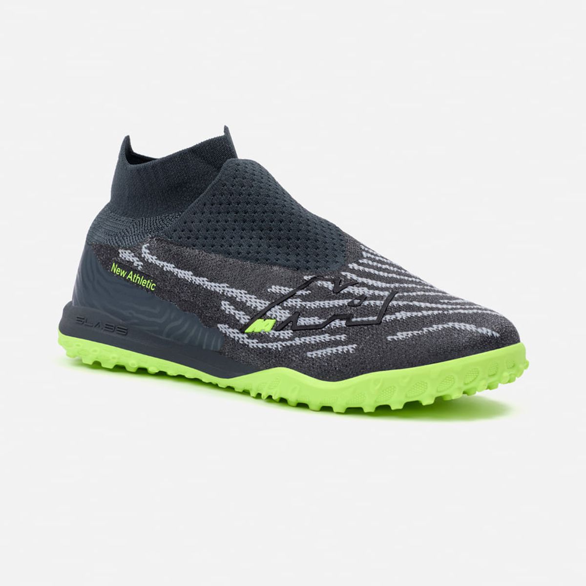 NEW ATHLETIC - Zapatillas New Athletic Football Slabs65 Plomo Con Verde Neon Hombre