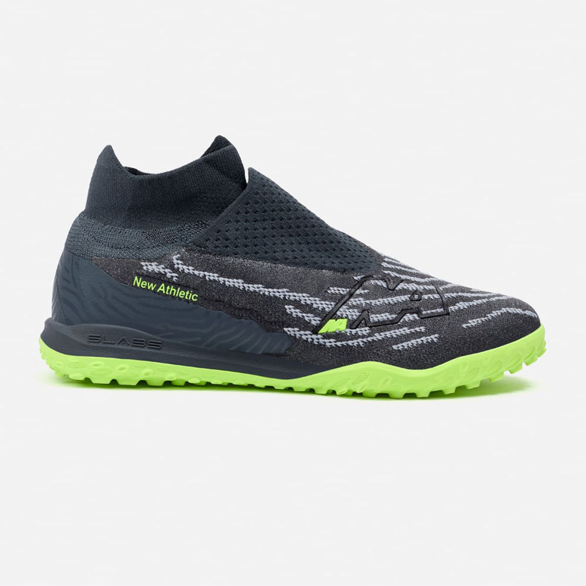 NEW ATHLETIC - Zapatillas New Athletic Football Slabs65 Plomo Con Verde Neon Hombre