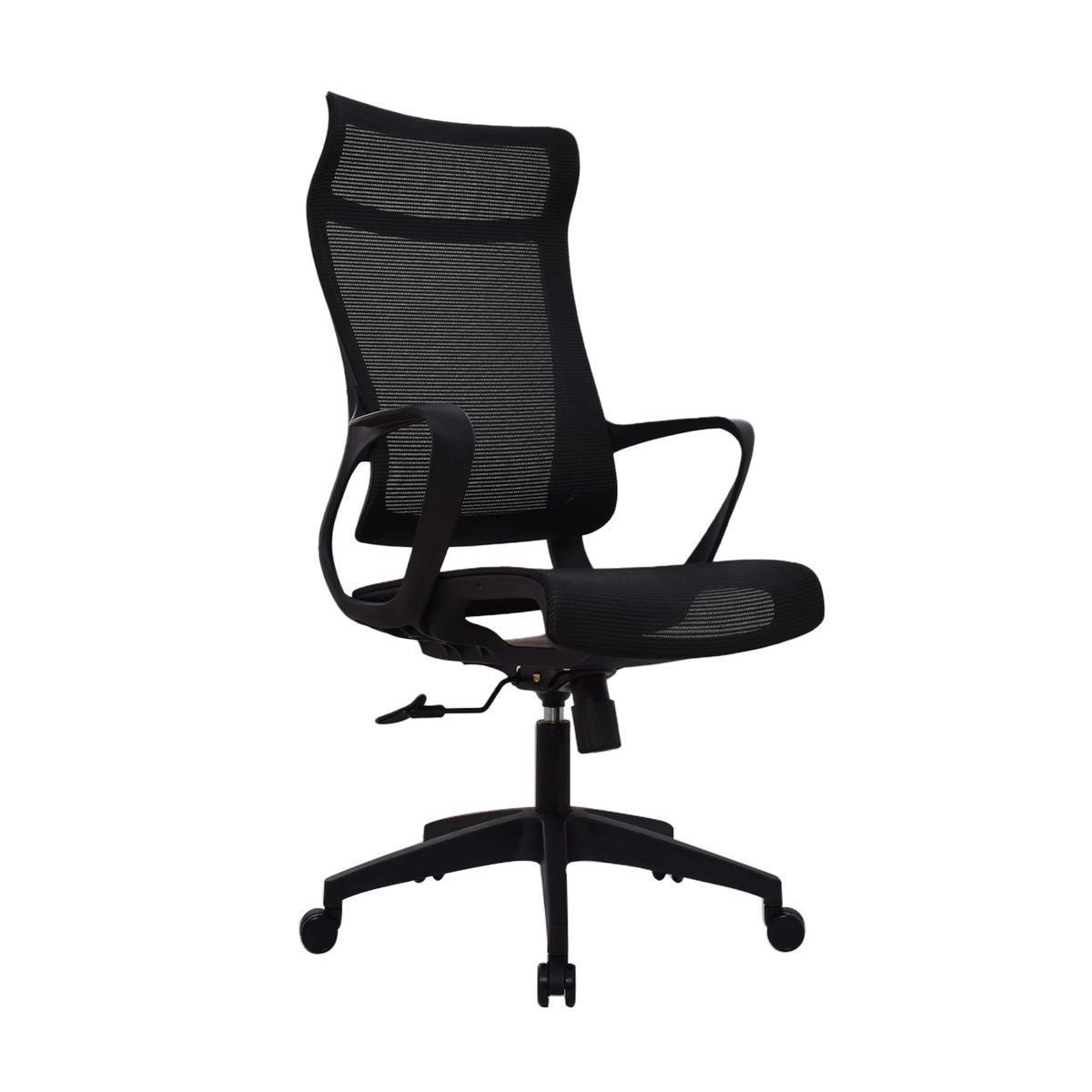 BONNO - Silla de Escritorio Rigs Full Malla Con Cabecero Negro Bonno