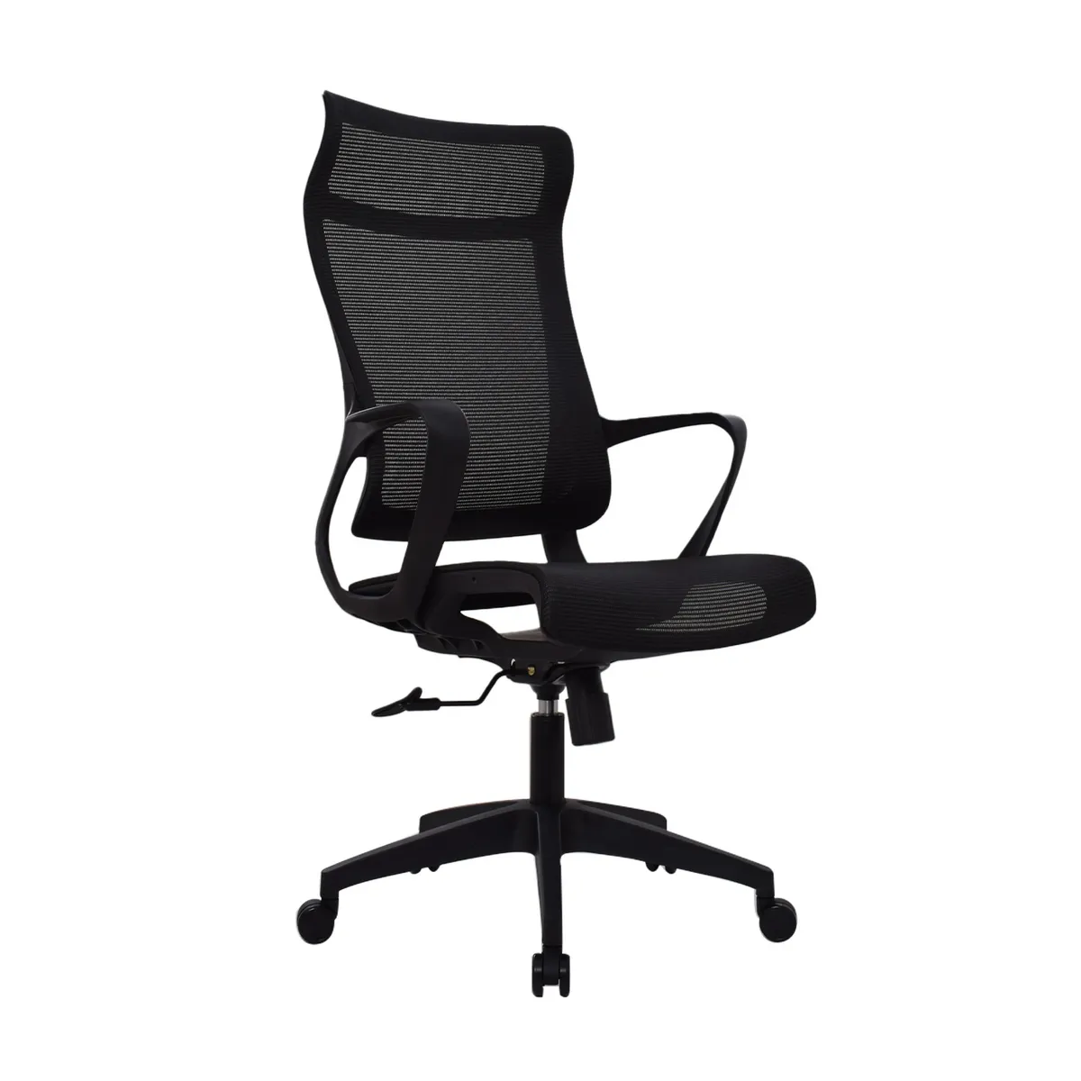 BONNO - Silla de Escritorio Rigs Full Malla Con Cabecero Negro Bonno