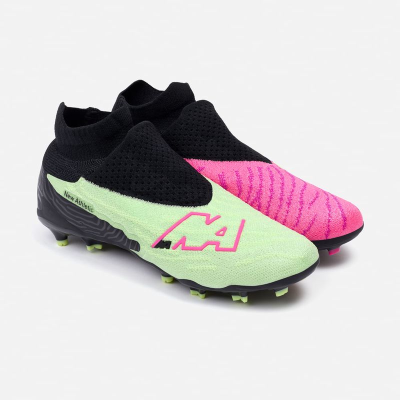 NEW ATHLETIC - Zapatillas New Athletic Football Slabs66 Fucsia Con Verde Manzana Hombre