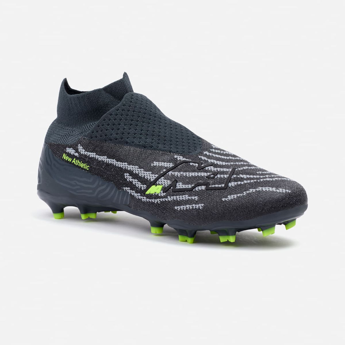 NEW ATHLETIC - Zapatillas New Athletic Football Slabs66 Plomo Con Verde Neon Hombre