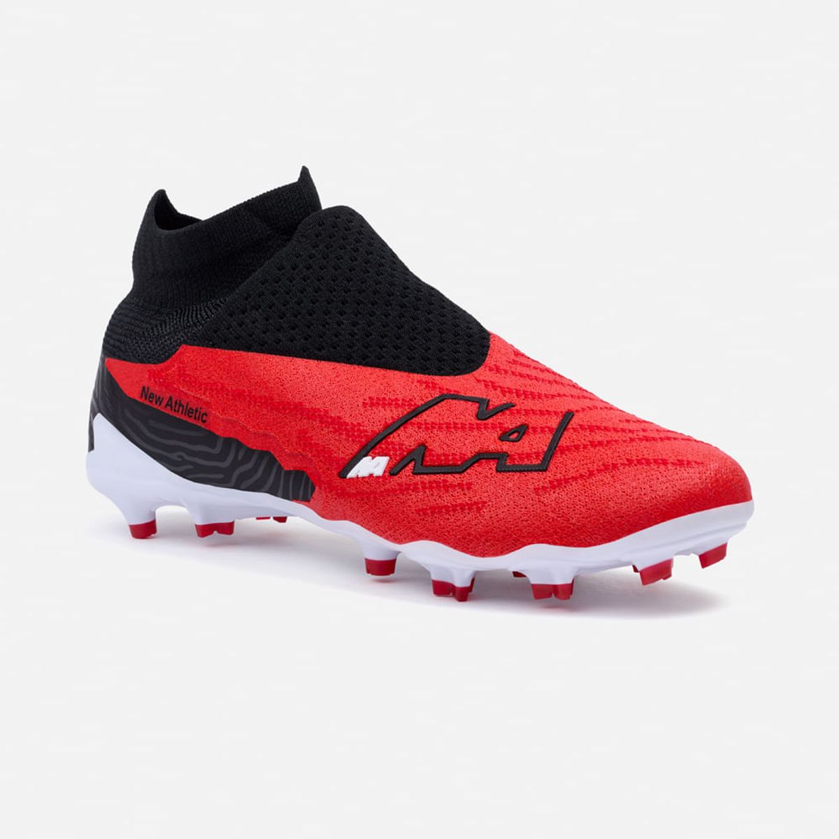 NEW ATHLETIC - Zapatillas New Athletic Football Slabs66 Rojo Con Negro Hombre