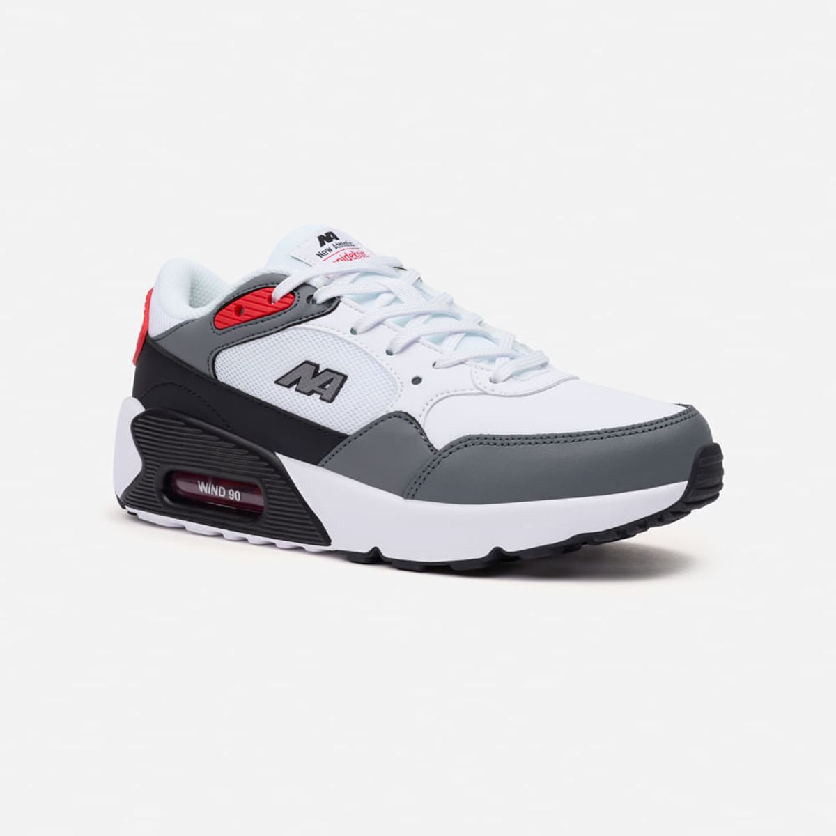 NEW ATHLETIC - Zapatillas New Athletic Lifestyle Windn153 Blanco Con Plomo Mujer