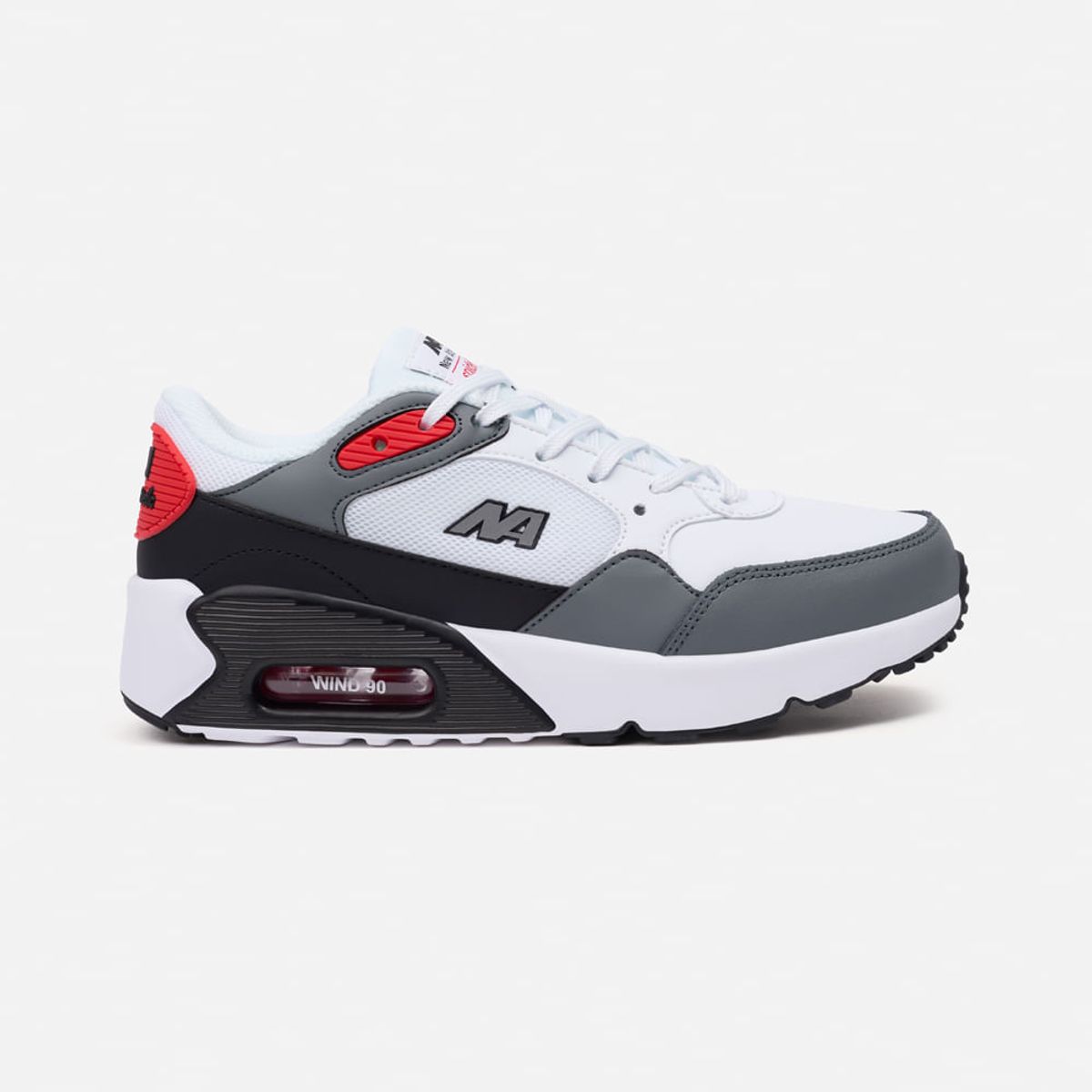 NEW ATHLETIC - Zapatillas New Athletic Lifestyle Windn153 Blanco Con Plomo Mujer