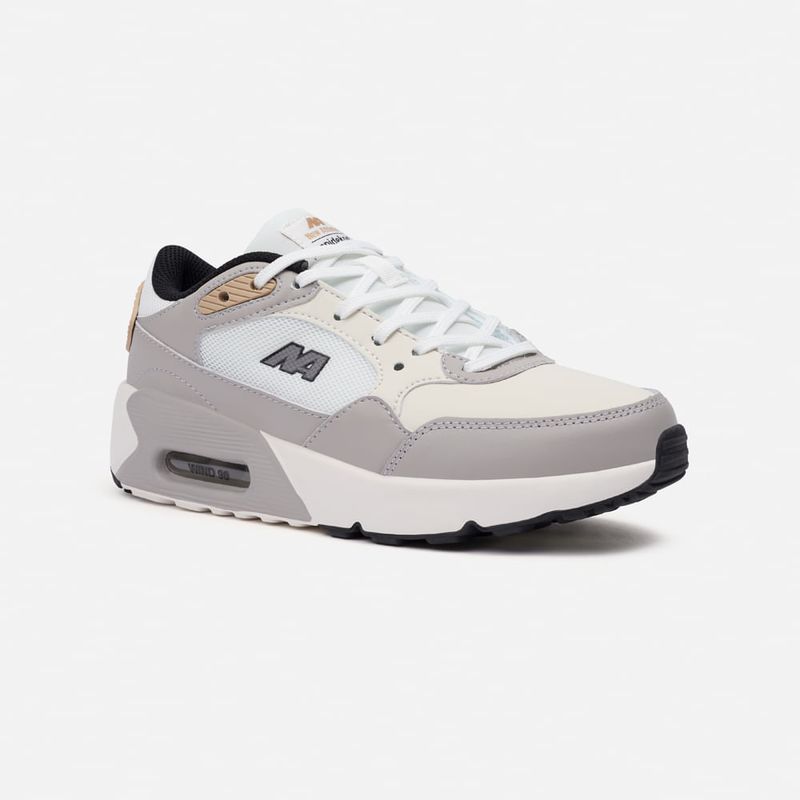 NEW ATHLETIC - Zapatillas New Athletic Lifestyle Windn153 Crema Con Gris Mujer