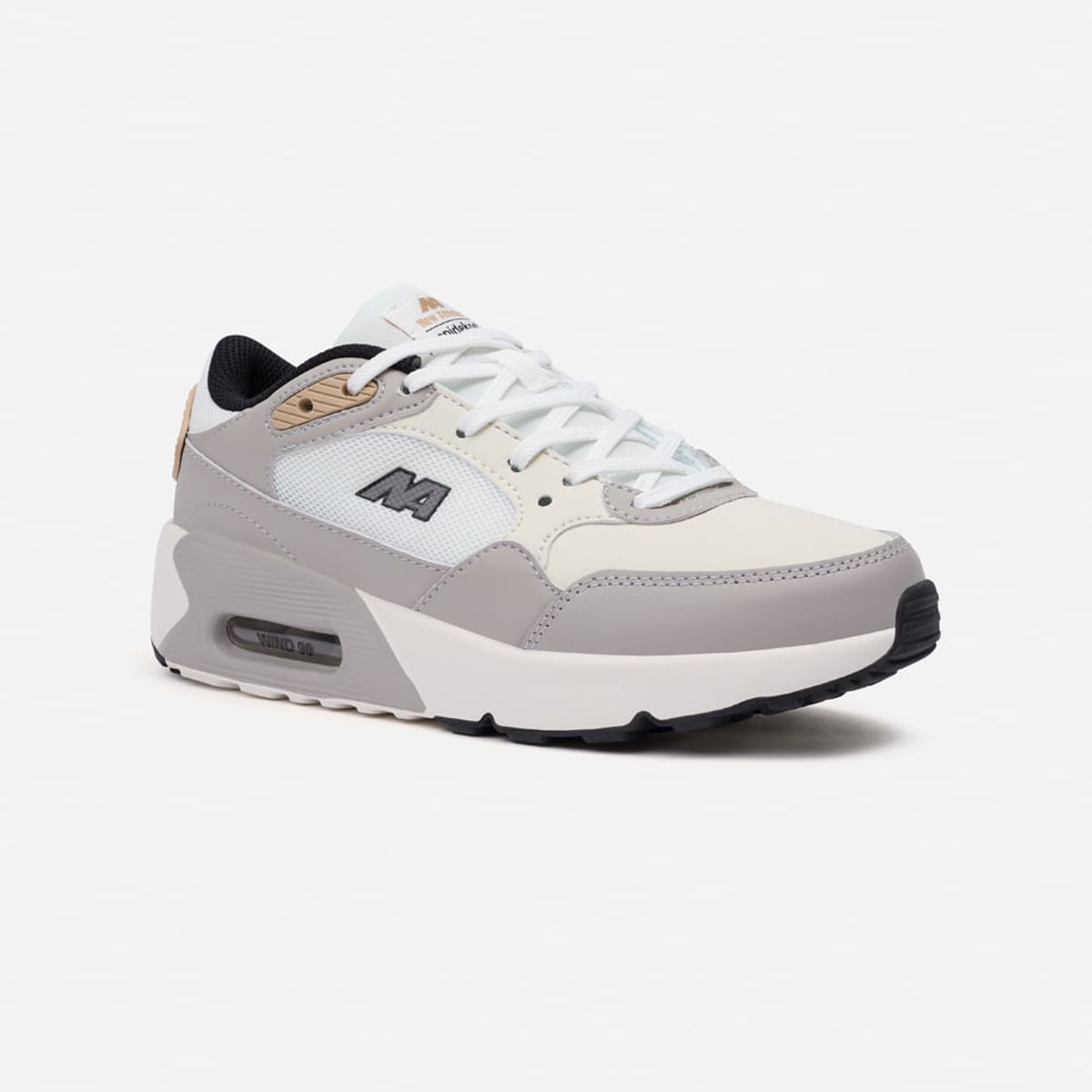 NEW ATHLETIC - Zapatillas New Athletic Lifestyle Windn153 Crema Con Gris Mujer