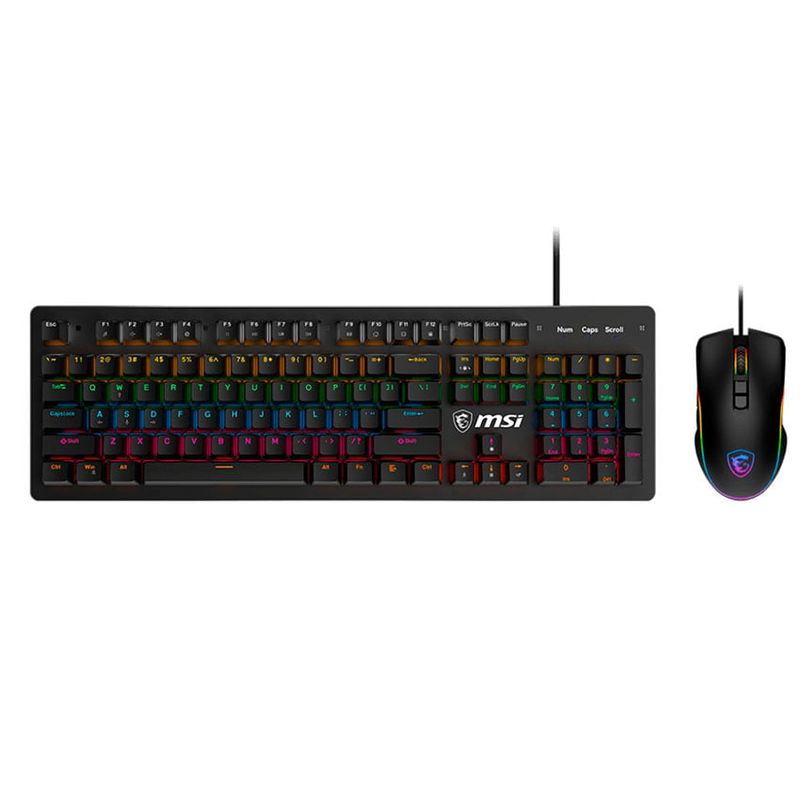MSI - Combo Gaming Msi Gk300 Teclado Mecánico Y Ratón Con Rgb