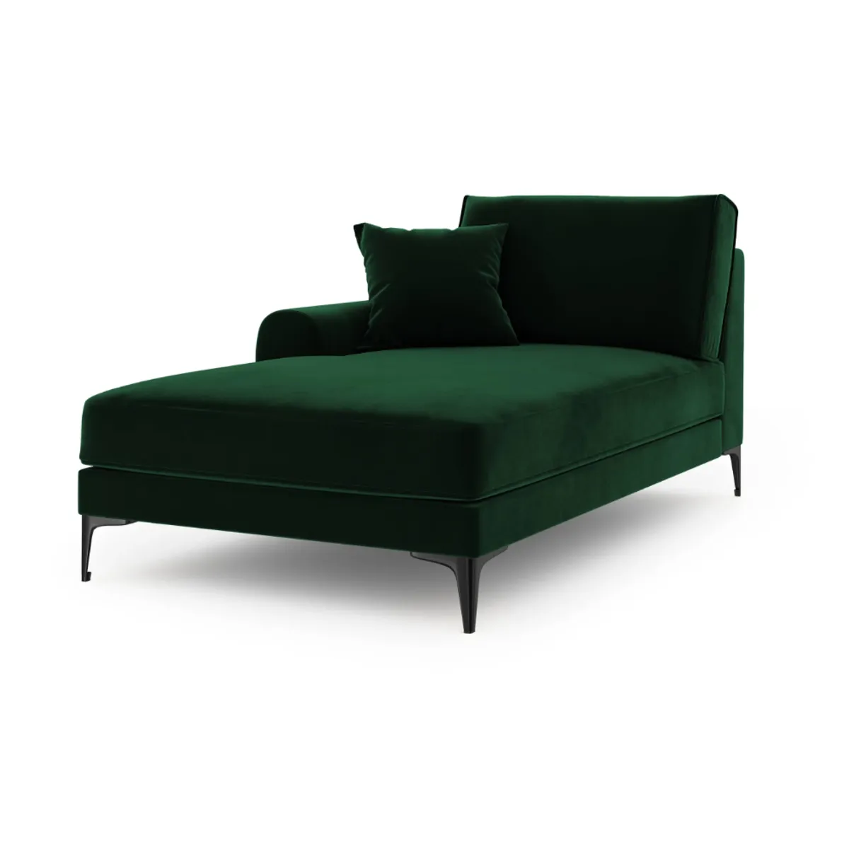 HOGAR & SPACIOS - HYS CHAISE LONGUE EGIPCIO VERDE OSCURO