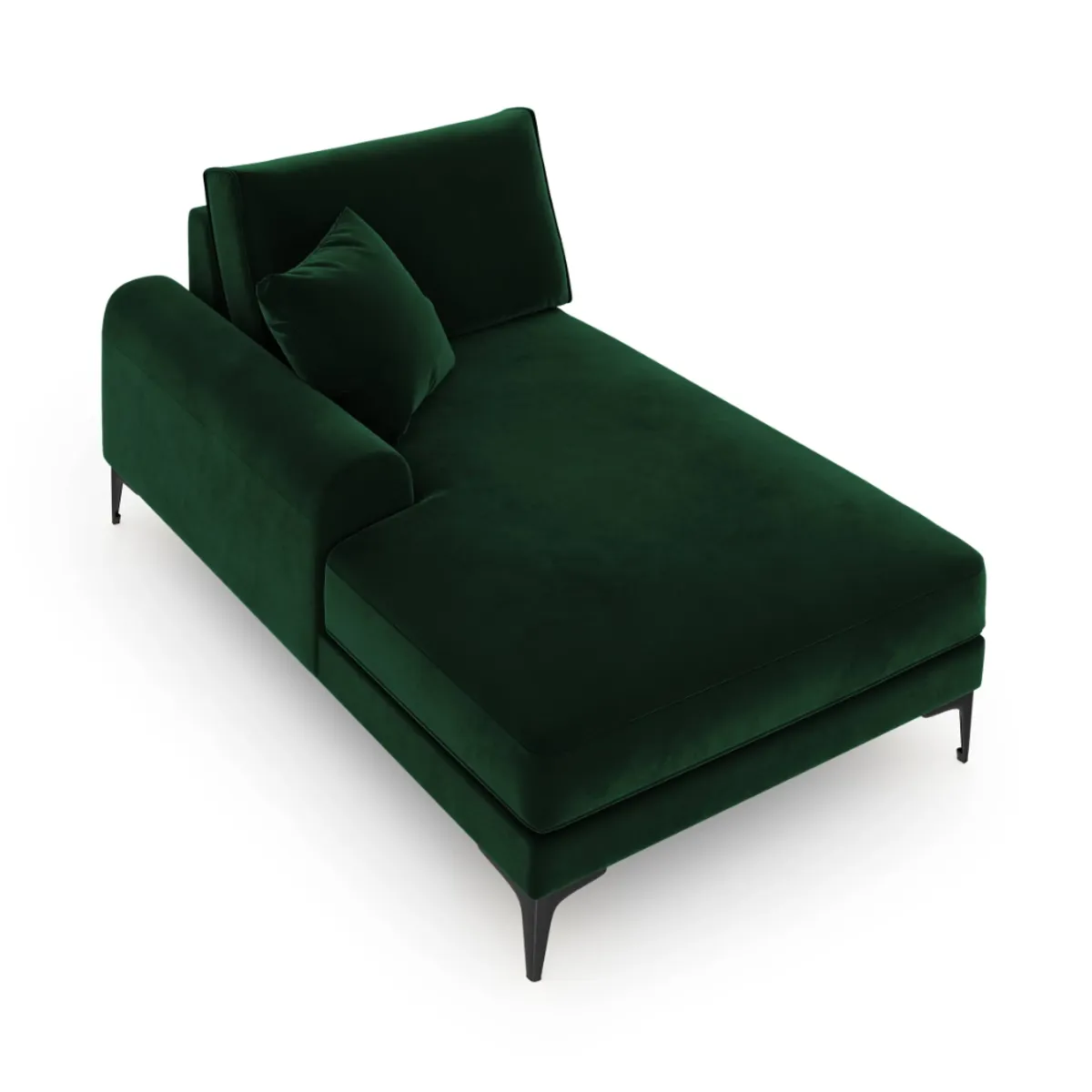 HOGAR & SPACIOS - HYS CHAISE LONGUE EGIPCIO VERDE OSCURO