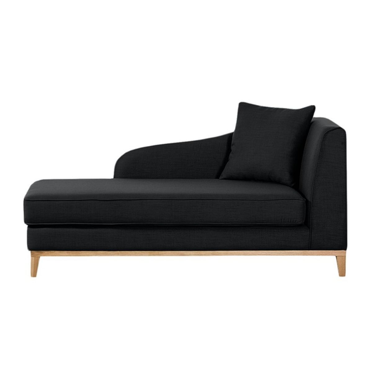 HOGAR & SPACIOS - HYS CHAISE LONGUE DRACO NEGRO