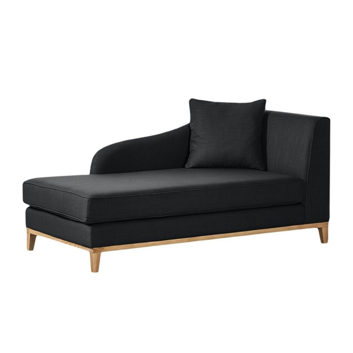 HOGAR & SPACIOS - HYS CHAISE LONGUE DRACO NEGRO