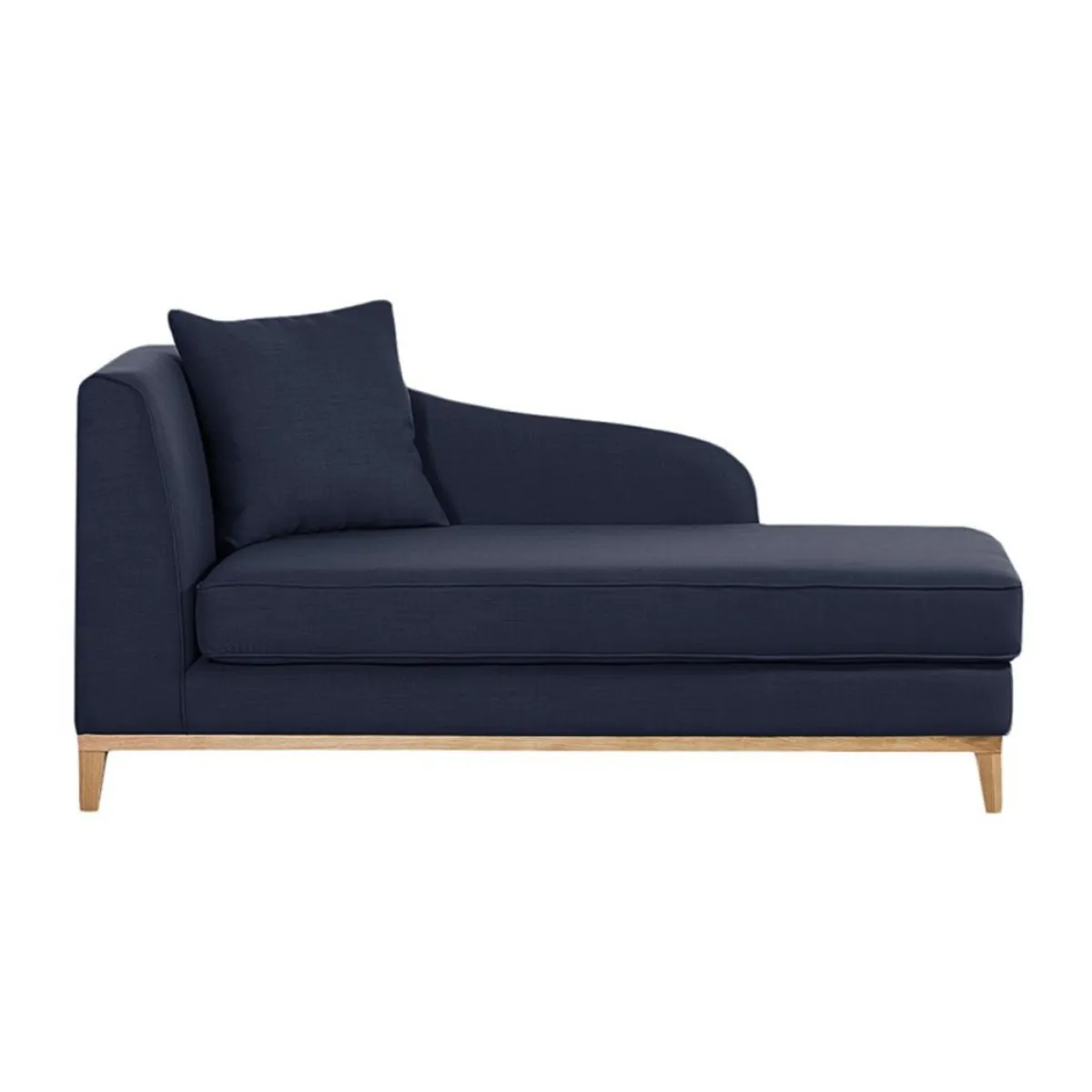 HOGAR & SPACIOS - HYS CHAISE LONGUE DRACO AZUL NOCHE