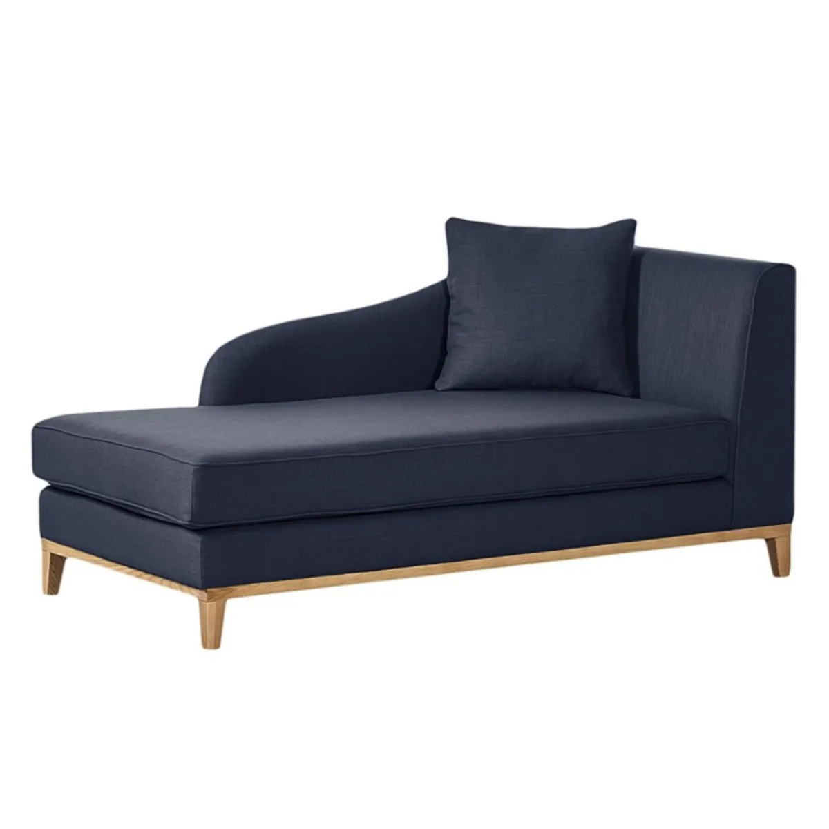 HOGAR & SPACIOS - HYS CHAISE LONGUE DRACO AZUL NOCHE