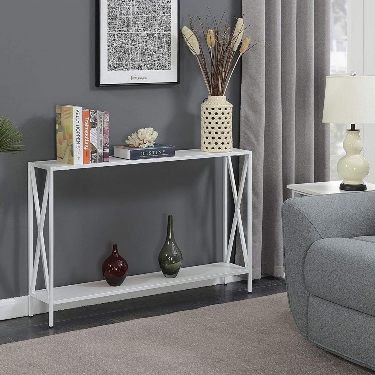 GENERICO - Consola Recibidor Lupin Blanco Coricha Home