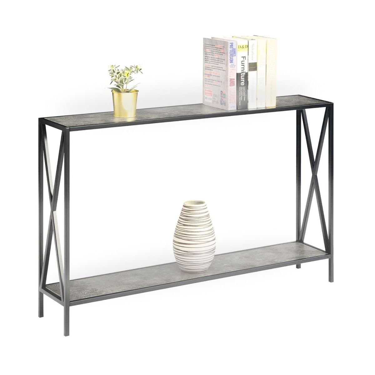 GENERICO - Consola Recibidor Lupin Cemento Coricha Home