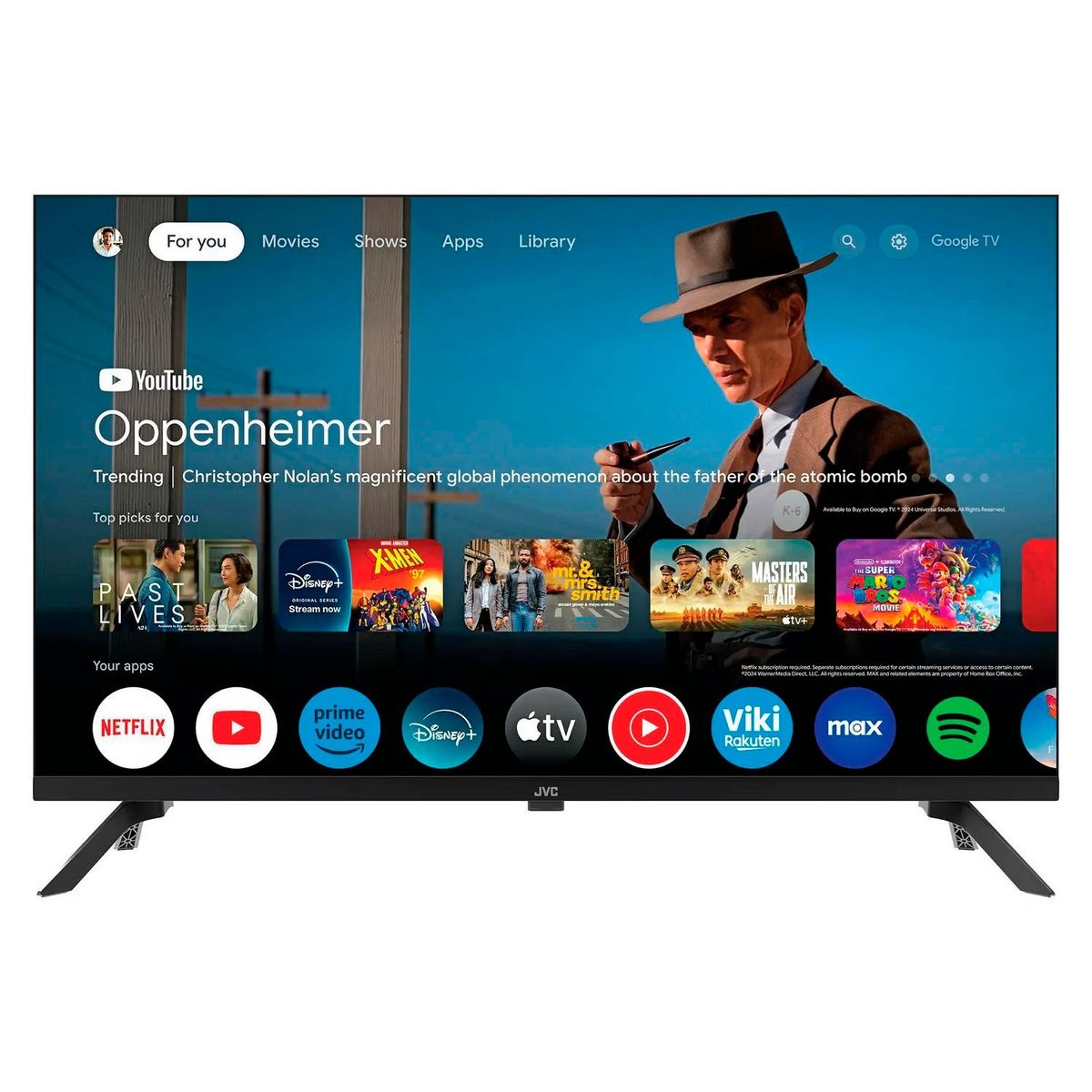 GENERICO - TELEVISOR JVC 55 ULTRA HD 4K GOOGLE TV LT-55KB548 2024