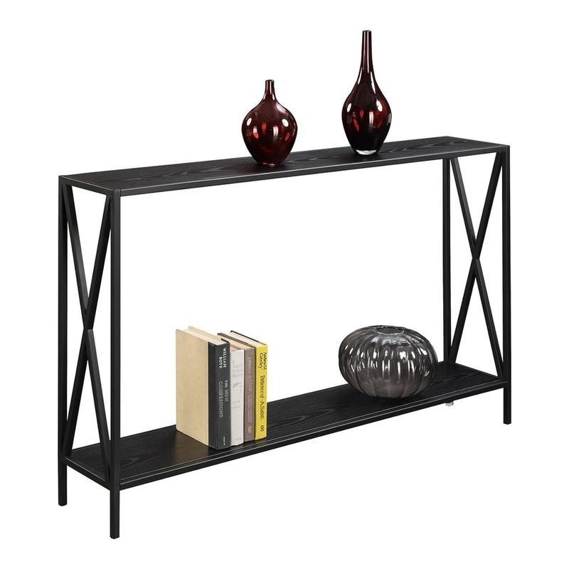 GENERICO - Consola Recibidor Lupin Roble Negro Coricha Home