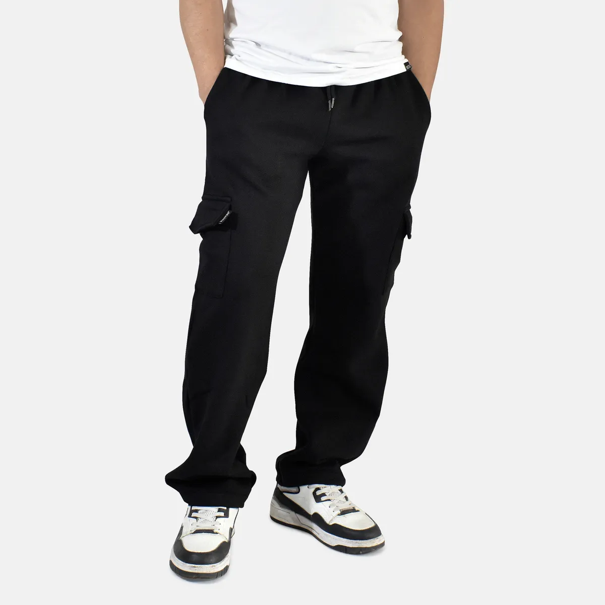 YONISTERS CLOTHING - Jogger Cargo de Algodón Yonisters Clothing Negro