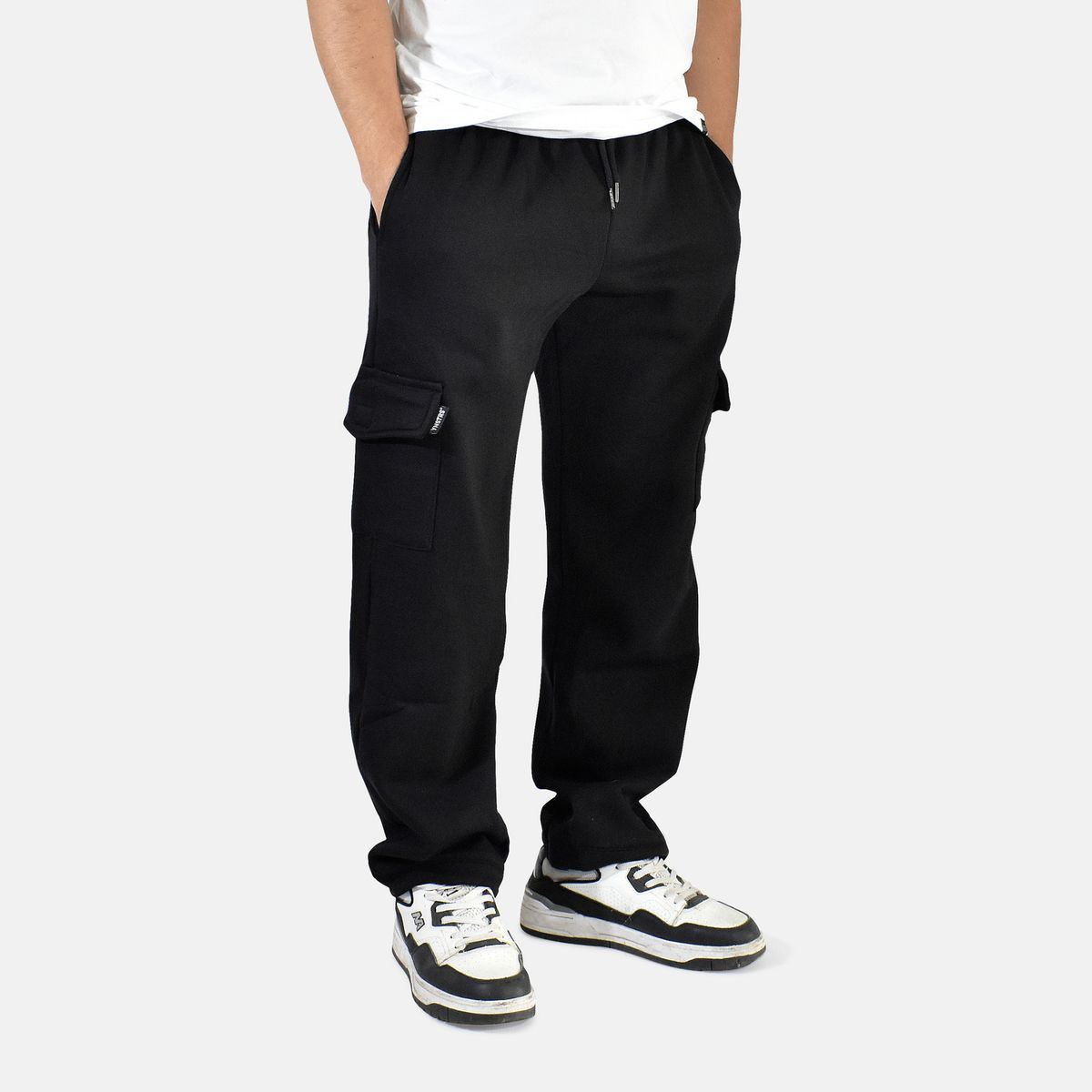 YONISTERS CLOTHING - Jogger Cargo de Algodón Yonisters Clothing Negro