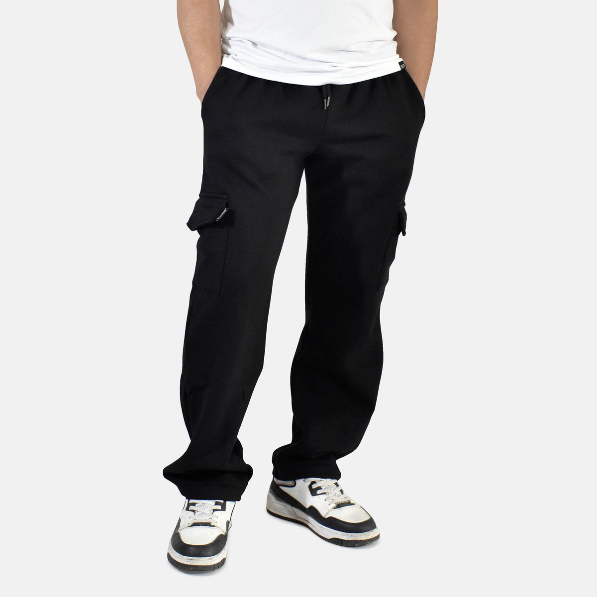 YONISTERS CLOTHING - Jogger Cargo de Algodón Yonisters Clothing Negro