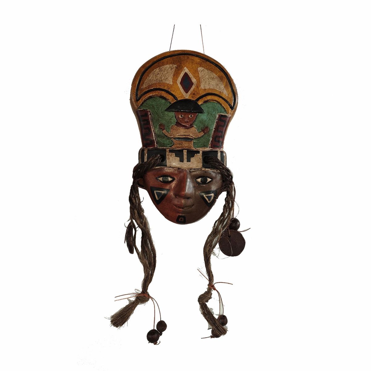 GENERICO - Adorno de Ceramica mascara para pared