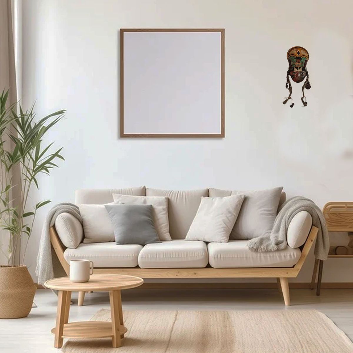 GENERICO - Adorno de Ceramica mascara para pared