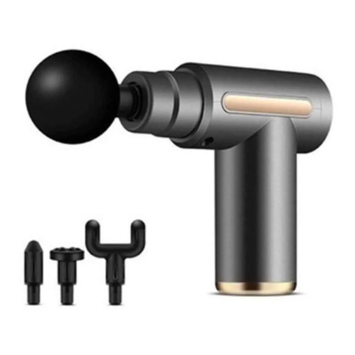 GENERICO - Pistola De Masaje Masajeador Muscular 6 Velocidades - Plata