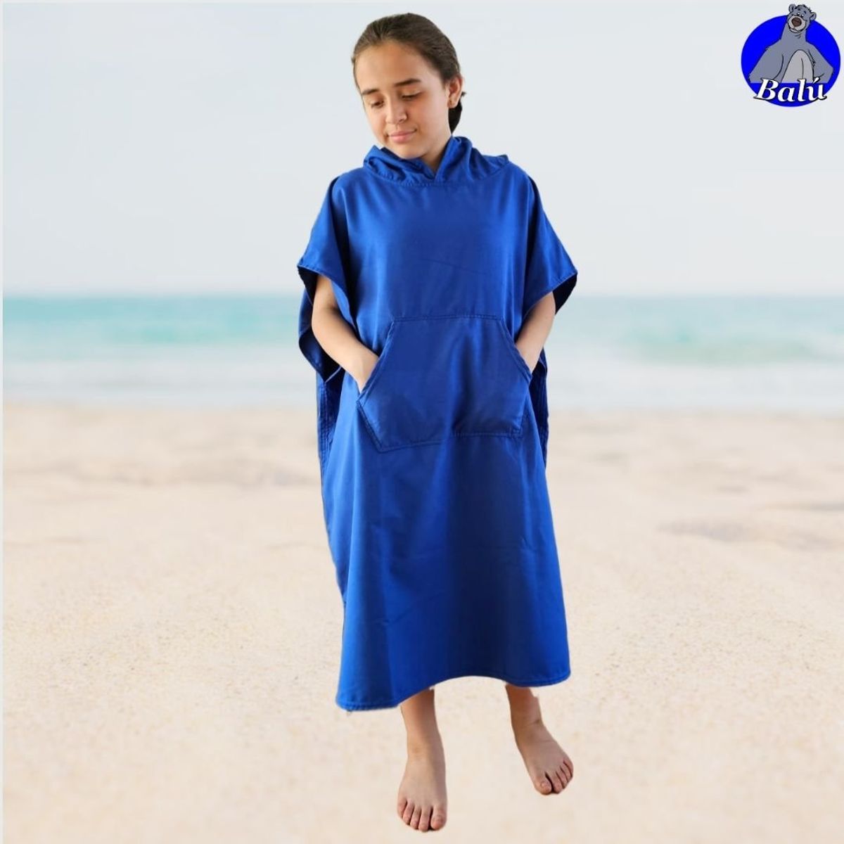 GENERICO - Poncho cambiador en microfibra ultrafina